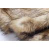imageCaracilia Women Luxury Faux Fur Coat Jackets Wrap Cape Shawl for Wedding PartyBlack Brown