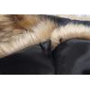 imageCaracilia Women Luxury Faux Fur Coat Jackets Wrap Cape Shawl for Wedding PartyBlack Brown
