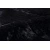 imageCaracilia Women Luxury Faux Fur Coat Jackets Wrap Cape Shawl for Wedding PartySolid Black