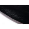 imageCaracilia Women Luxury Faux Fur Coat Jackets Wrap Cape Shawl for Wedding PartySolid Black