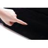imageCaracilia Women Luxury Faux Fur Coat Jackets Wrap Cape Shawl for Wedding PartySolid Black
