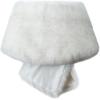 imageCaracilia Women Luxury Faux Fur Coat Jackets Wrap Cape Shawl for Wedding PartyWhite Coffee Tip