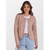 imageCaracilia Womens Cropped Cardigan Sweaters Open Front Button Down Dressy Casual Classic Knit Lady Jackets Fall OuterwearCamel