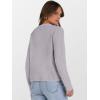 imageCaracilia Womens Cropped Cardigan Sweaters Open Front Button Down Dressy Casual Classic Knit Lady Jackets Fall OuterwearLight Grey