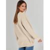 imageCaracilia Womens Oversized Cardigan Sweaters Long Sleeve Button Down Open Front Knit Sweater 2025 Fall Fashion OutfitsApricot