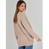 imageCaracilia Womens Oversized Cardigan Sweaters Long Sleeve Button Down Open Front Knit Sweater 2025 Fall Fashion OutfitsKhaki