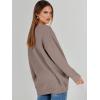 imageCaracilia Womens Oversized Cardigan Sweaters Long Sleeve Button Down Open Front Knit Sweater 2025 Fall Fashion OutfitsNutmeg