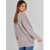 imageCaracilia Womens Oversized Cardigan Sweaters Long Sleeve Button Down Open Front Knit Sweater 2025 Fall Fashion OutfitsRed Apricot