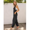 imageCaracilia Overalls for Women Loose Fit Summer Casual Jumpsuit Sleeveless Baggy Harem Pants Rompers One Piece Jumpers OutfitsBlack