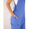 imageCaracilia Overalls for Women Loose Fit Summer Casual Jumpsuit Sleeveless Baggy Harem Pants Rompers One Piece Jumpers OutfitsBlue