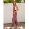 imageCaracilia Overalls for Women Loose Fit Summer Casual Jumpsuit Sleeveless Baggy Harem Pants Rompers One Piece Jumpers OutfitsCaramel