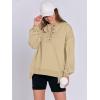 imageCaracilia Womens Oversized Sweatshirts Long Sleeve Henley Button Down Pullover Hoodies Tunic Tops 2025 Trendy Fall ClothesApricot