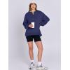 imageCaracilia Womens Oversized Sweatshirts Long Sleeve Henley Button Down Pullover Hoodies Tunic Tops 2025 Trendy Fall ClothesNavy Blue