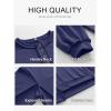 imageCaracilia Womens Oversized Sweatshirts Long Sleeve Henley Button Down Pullover Hoodies Tunic Tops 2025 Trendy Fall ClothesNavy Blue