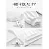 imageCaracilia Womens Oversized Sweatshirts Long Sleeve Henley Button Down Pullover Hoodies Tunic Tops 2025 Trendy Fall ClothesWhite