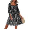 Print Black Floral