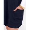 imageCaracilia Womens Sweater Vest Dress Wool Blend V Neck Sleeveless Loose Fit Casual 2025 Fall Short Tank Dresses with PocketsNavy Blue