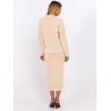 imageCaracilia Womens 2 Piece Skirts Sets Fuzzy Fleece Sweater Long Sleeve Knit Tops Midi Skirt Travel Matching Outfits 2025 FallParchment