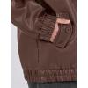imageCaracilia Womens Oversized Leather Jacket Faux Suede Motorcycle Coat 2025 Fall Fashion Outfits Winter ClothesCoffee