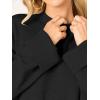 imageCaracilia Womens Oversized Sweaters 2025 Fall Long Sleeve Loose Knit Casual Chunky Pullover SweaterBlack