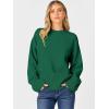 imageCaracilia Womens Oversized Sweaters 2025 Fall Long Sleeve Loose Knit Casual Chunky Pullover SweaterForest Green