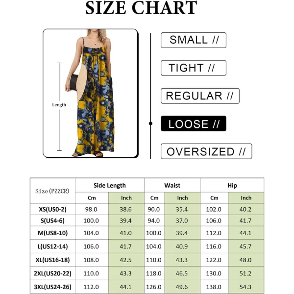 YESNO Womens 2023 Summer Casual Jumpsuits Wide Leg Overalls Floral Print Baggy Rompers with Pocket PZZCRFloral 08