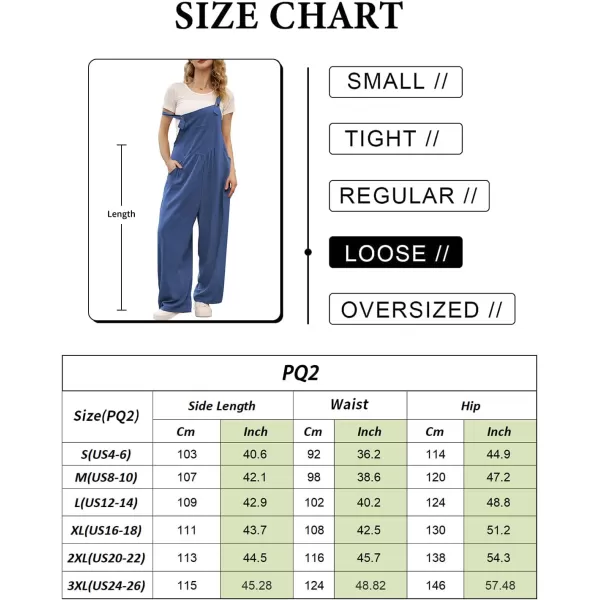 YESNO Womens Overalls Casual Loose Bib Pants Adjustable Straps Wide Leg Jumpsuits with Pockets PQ2Yellow