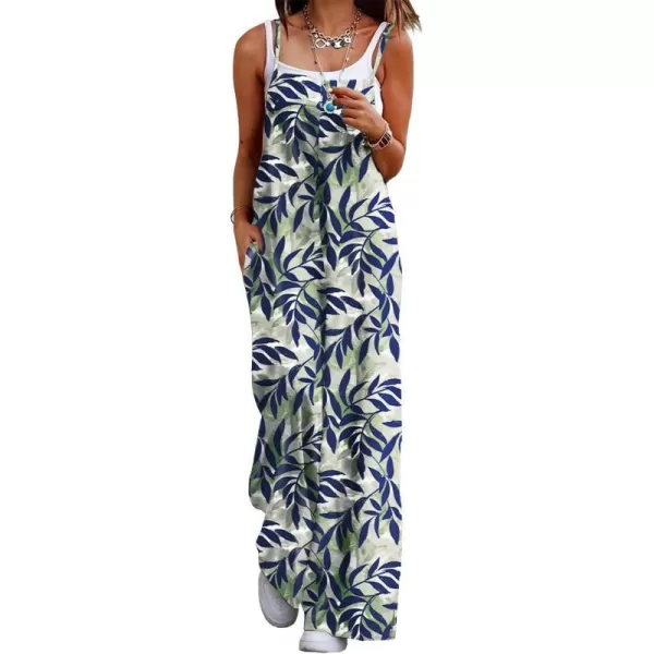 YESNO Womens 2023 Summer Casual Jumpsuits Wide Leg Overalls Floral Print Baggy Rompers with Pocket PZZCRFloral 384