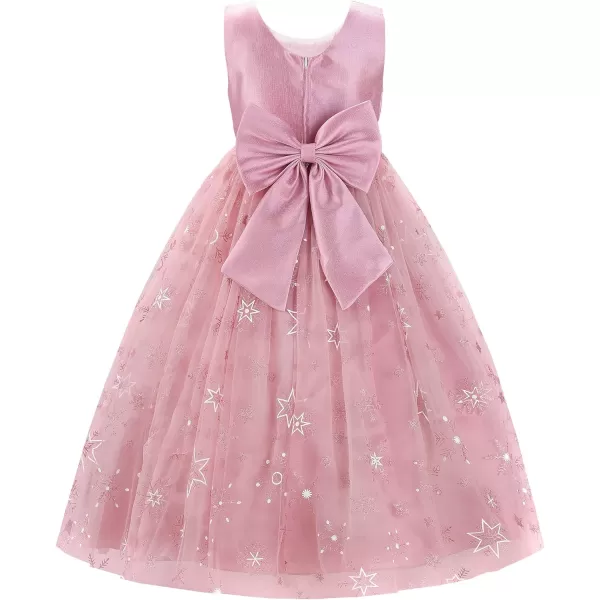 JerrisApparel Princess Girls Dress Wedding Flower Skirt Sparkle Tulle Birthday Party DressJerrisApparel Princess Girls Dress Wedding Flower Skirt Sparkle Tulle Birthday Party Dress