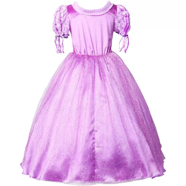 JerrisApparel Girls Halloween Princess Costume Christmas Birthday Party DressPurple With Accessories