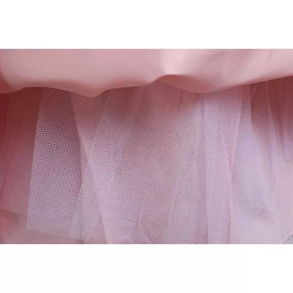 JerrisApparel Girls Princess Puffy Tulle Dress Wedding Pageant Party Prom Formal Ball GownPink