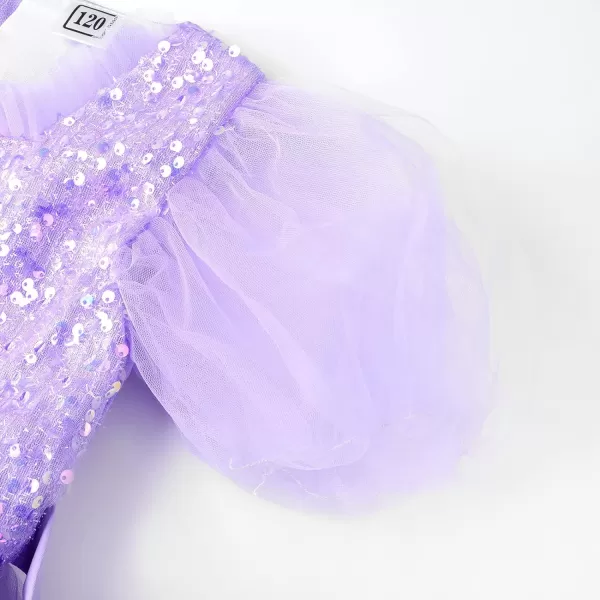 JerrisApparel Girls Princess Puffy Tulle Dress Wedding Pageant Party Prom Formal Ball GownPurple