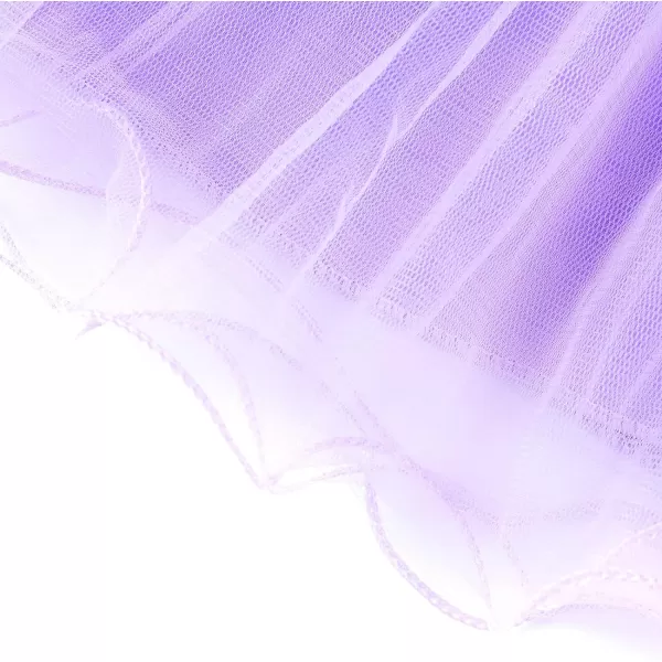 JerrisApparel Little Girls Sequin Mesh Flower Ball Gown Party Dress Tulle PromPurple