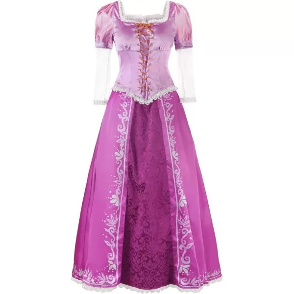 JerrisApparel Womens Princess Costumes Princess Dress Cosplay Dress upPurple