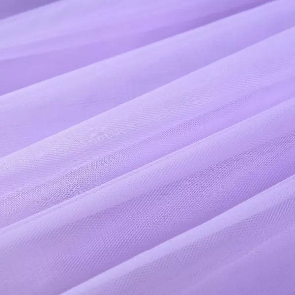 JerrisApparel Girls Princess Puffy Tulle Dress Wedding Pageant Party Prom Formal Ball GownPurple 1