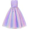 imageJerrisApparel Girl Princess Tulle Dress Bridesmaid Pageant Gown Birthday Party Wedding DressPurple 1