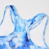 imageJerrisApparel Little Girls Summer Two Piece Boyshort Tankini Kids SwimsuitBlue Marble
