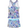 imageJerrisApparel Little Girls Summer Two Piece Boyshort Tankini Kids SwimsuitBlue Ocean