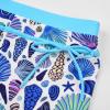 imageJerrisApparel Little Girls Summer Two Piece Boyshort Tankini Kids SwimsuitBlue Ocean
