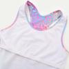 imageJerrisApparel Little Girls Summer Two Piece Boyshort Tankini Kids SwimsuitRainbow Leopard