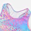 imageJerrisApparel Little Girls Summer Two Piece Boyshort Tankini Kids SwimsuitRainbow Leopard