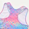 imageJerrisApparel Little Girls Summer Two Piece Boyshort Tankini Kids SwimsuitRainbow Leopard