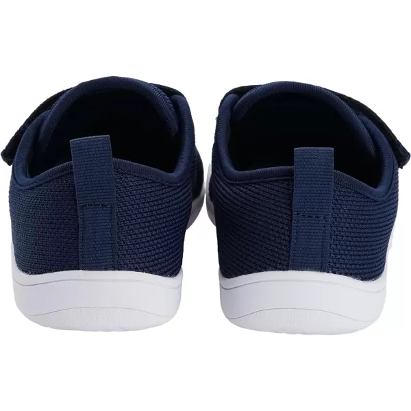 WHITIN ToddlerLittleBigKid Wide Barefoot Shoes  BoysGirls Minimalist Sneakers  Splay Naturally  LightweightW81k  Blue White