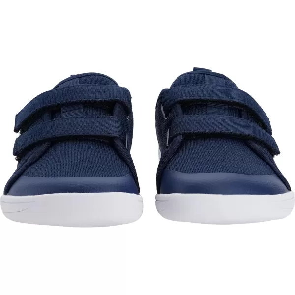 WHITIN ToddlerLittleBigKid Wide Barefoot Shoes  BoysGirls Minimalist Sneakers  Splay Naturally  LightweightW81k  Blue White