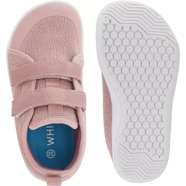 WHITIN ToddlerLittleBigKid Wide Barefoot Shoes  BoysGirls Minimalist Sneakers  Splay Naturally  LightweightW81k  Rose Shimmer