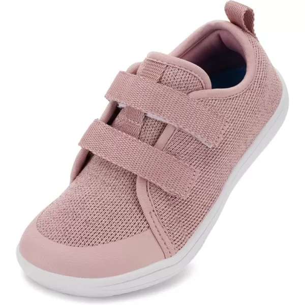 WHITIN ToddlerLittleBigKid Wide Barefoot Shoes  BoysGirls Minimalist Sneakers  Splay Naturally  LightweightW81k  Rose Shimmer