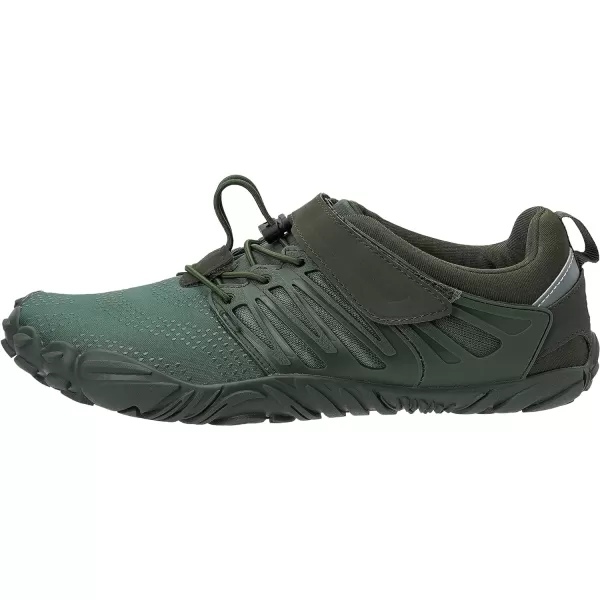 WHITIN Mens Minimalist Trail Runner  Wide Toe Box  Barefoot Inspired1 Army Green