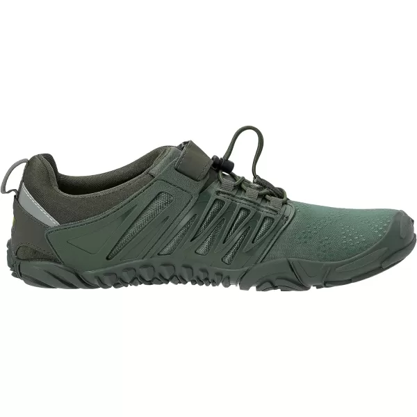 WHITIN Mens Minimalist Trail Runner  Wide Toe Box  Barefoot Inspired1 Army Green