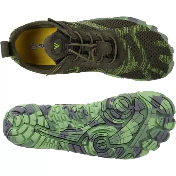 WHITIN Mens Minimalist Trail Runner  Wide Toe Box  Barefoot Inspired2 Green