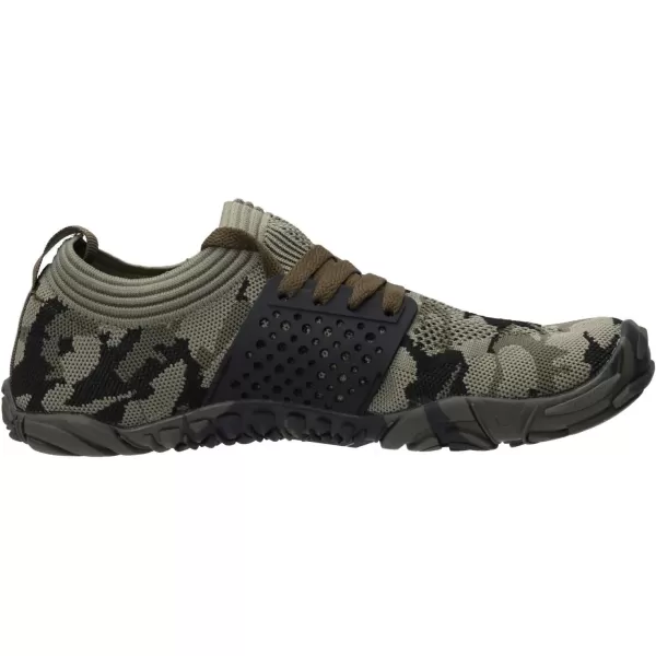 WHITIN Mens Minimalist Trail Runner  Wide Toe Box  Barefoot Inspired4 Camo Green